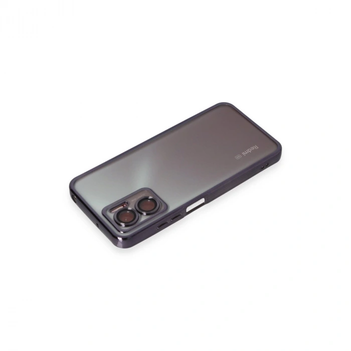 Xiaomi Redmi 10 5g Kılıf Razer Lensli Silikon - Mor