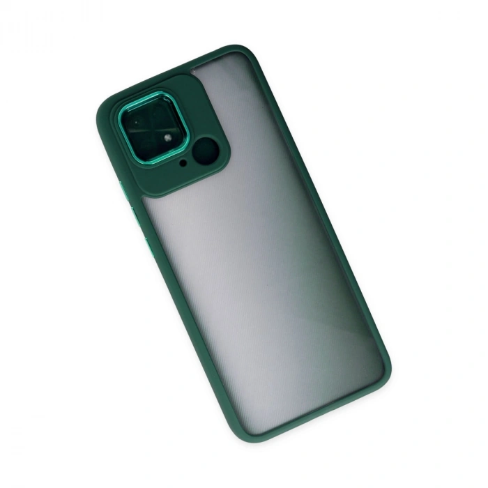 Xiaomi Redmi 10c Kılıf Dora Kapak - Haki Yeşil