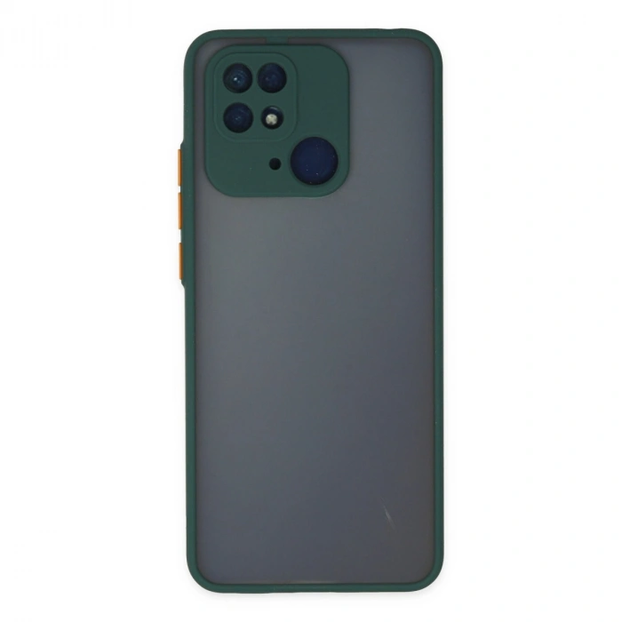 Xiaomi Redmi 10c Kılıf Montreal Silikon Kapak - Yeşil