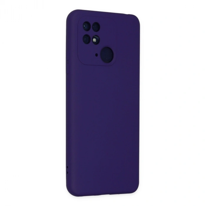 Xiaomi Redmi 10c Kılıf Nano İçi Kadife Silikon - Mor