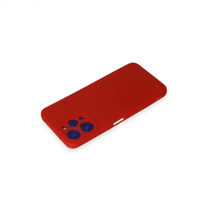 Xiaomi Redmi 12 Kılıf First Silikon - Kırmızı