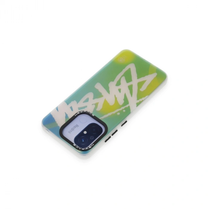 Xiaomi Redmi 12c Kılıf Estoril Desenli Kapak - Estoril - 2