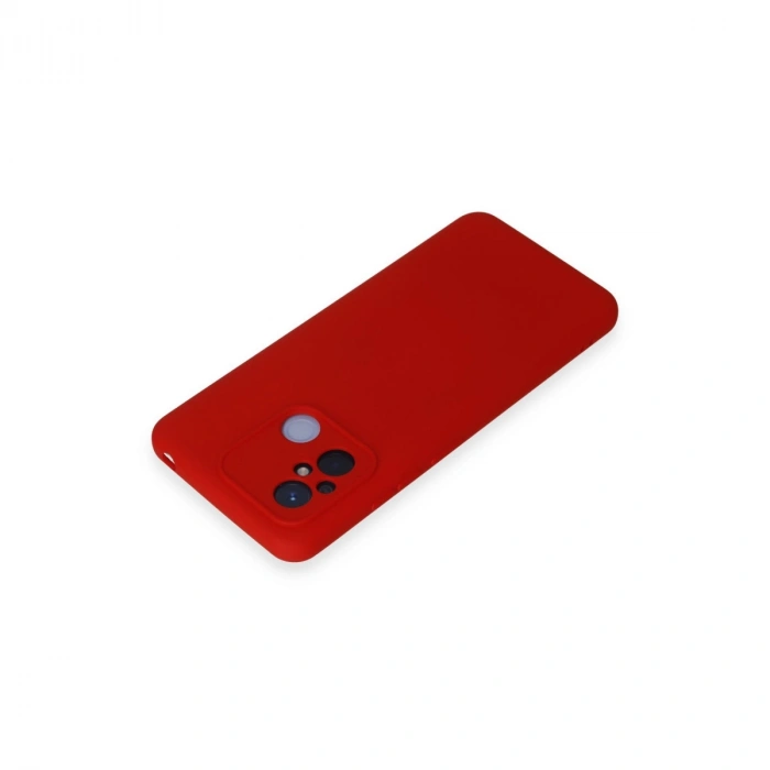 Xiaomi Redmi 12c Kılıf Nano İçi Kadife Silikon - Kırmızı