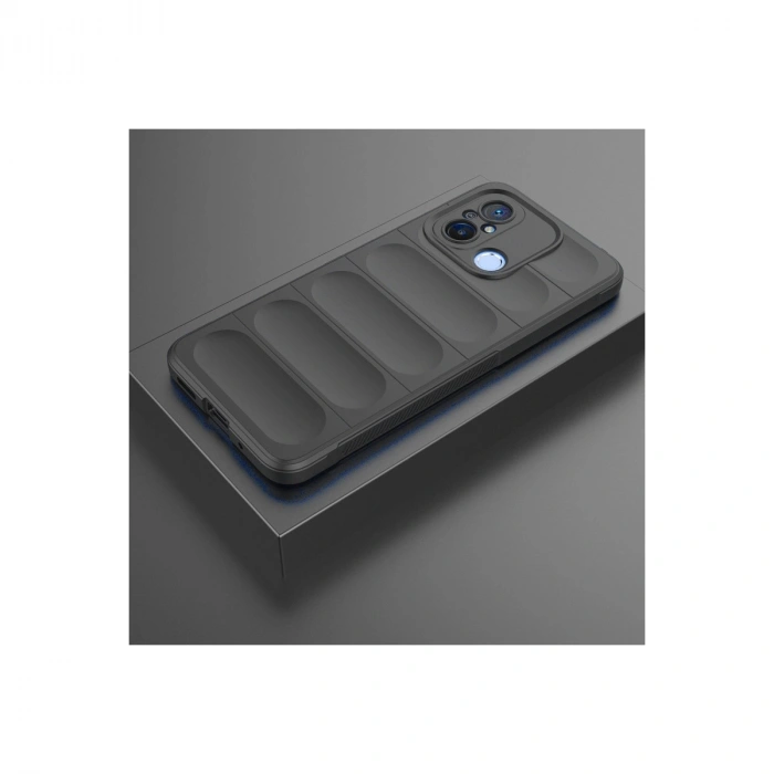 Xiaomi Redmi 12c Kılıf Optimum Silikon - Siyah