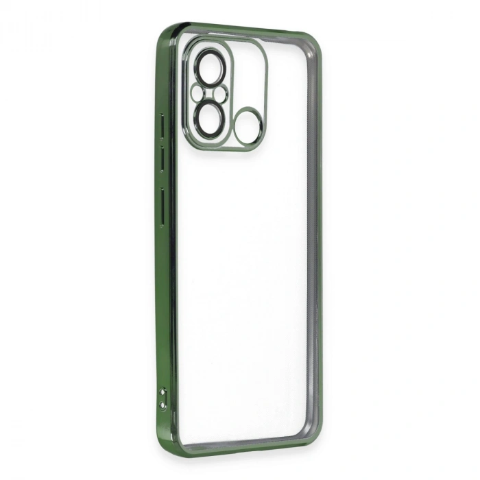 Xiaomi Redmi 12c Kılıf Razer Lensli Silikon - Yeşil