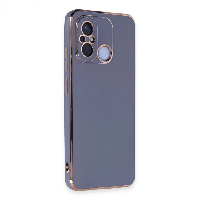 Xiaomi Redmi 12c Kılıf Volet Silikon - Mavi