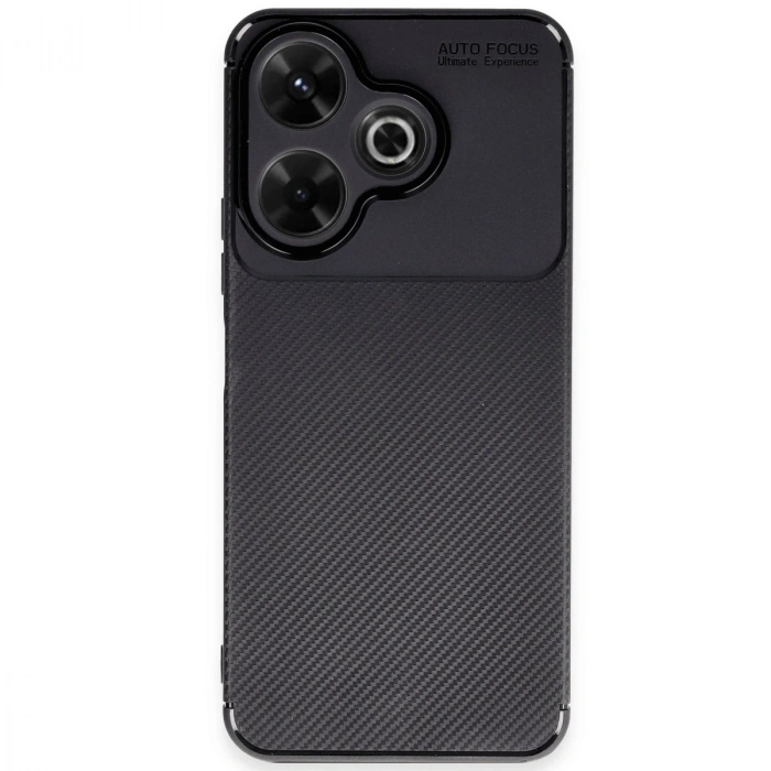 Xiaomi Redmi 13 4g Kılıf Auto Focus Karbon Kapak - Siyah