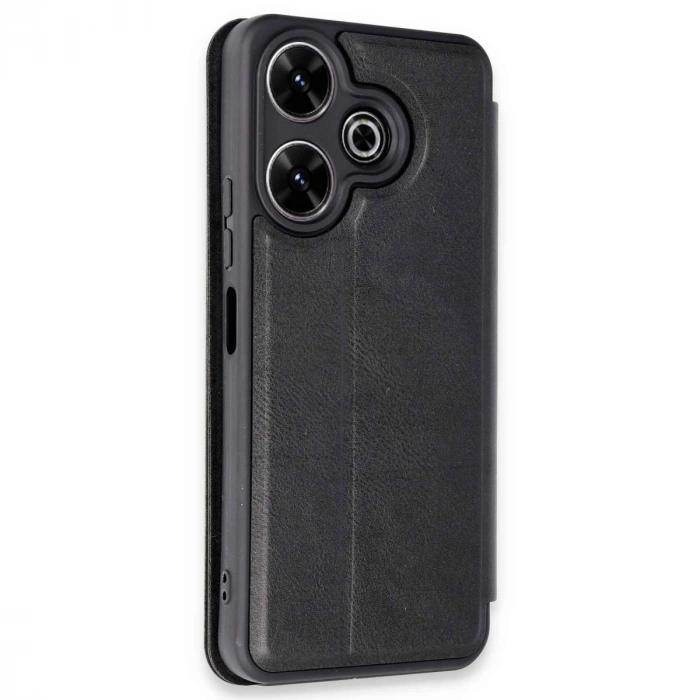 Xiaomi Redmi 13 4g Kılıf Flip Cover - Siyah