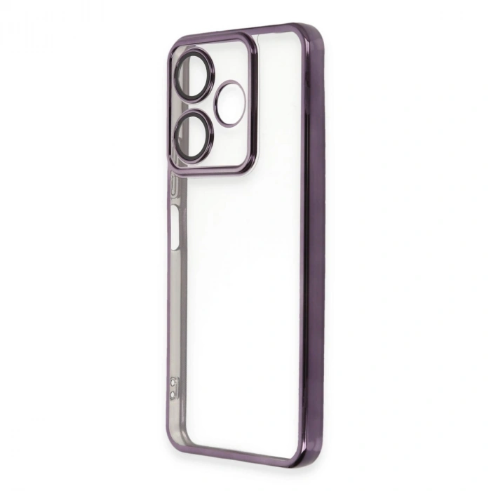 Xiaomi Redmi 13 4g Kılıf Razer Lensli Silikon - Mor