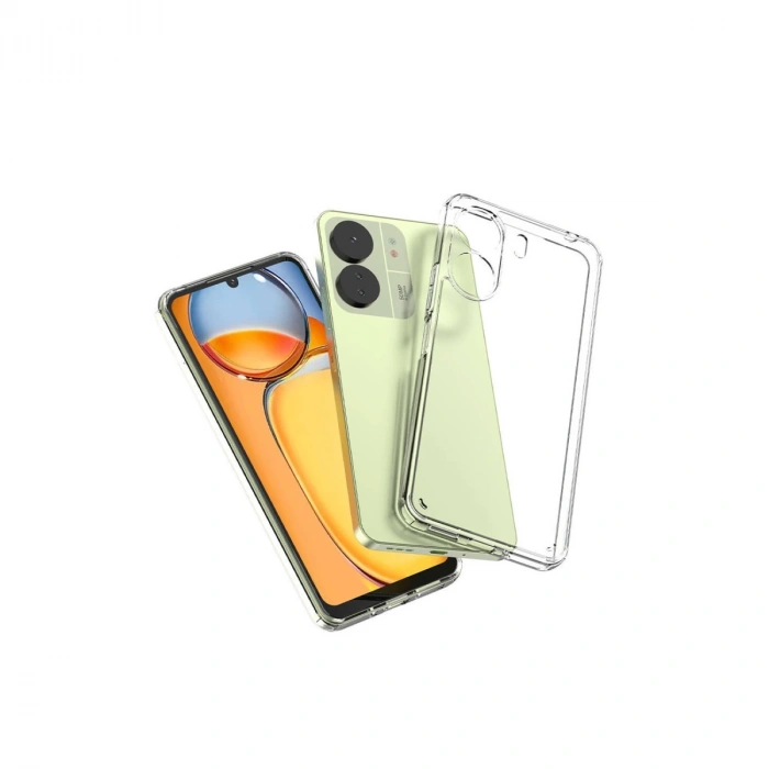 Xiaomi Redmi 13c Kılıf Lüx Şeffaf Silikon
