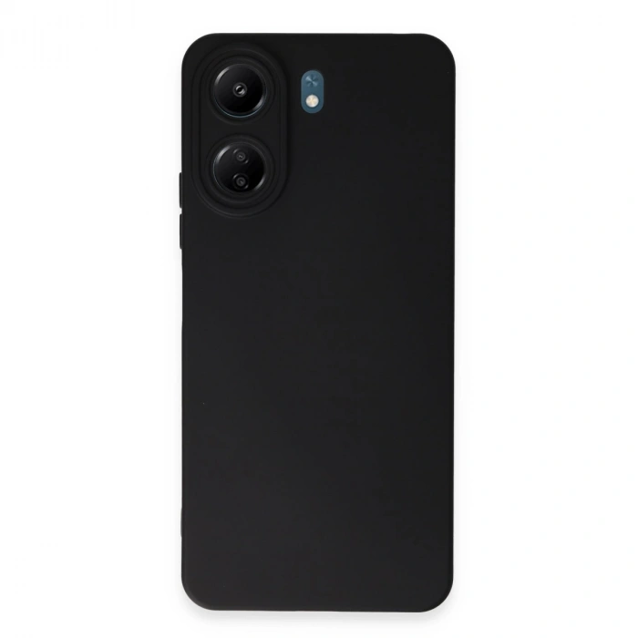 Xiaomi Redmi 13c Kılıf Nano İçi Kadife Silikon - Siyah
