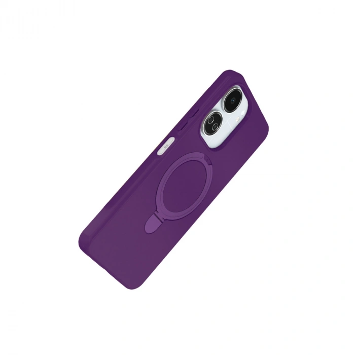 Xiaomi Redmi 13c Regal Magsafe Standlı Kapak - Derin Mor