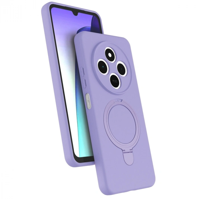 Xiaomi Redmi 14c Regal Magsafe Standlı Kapak - Lila