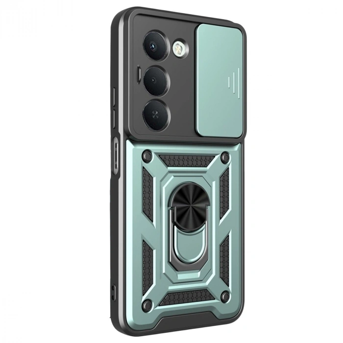 Xiaomi Redmi 15 4g Pars Lens Yüzüklü Silikon - Yeşil