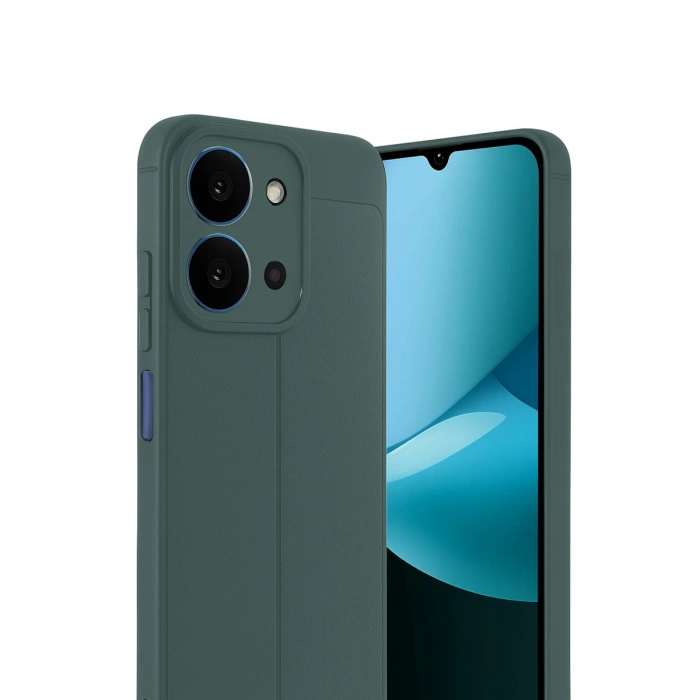 Xiaomi Redmi 15c 4g Auto Focus Kapak - Koyu Yeşil