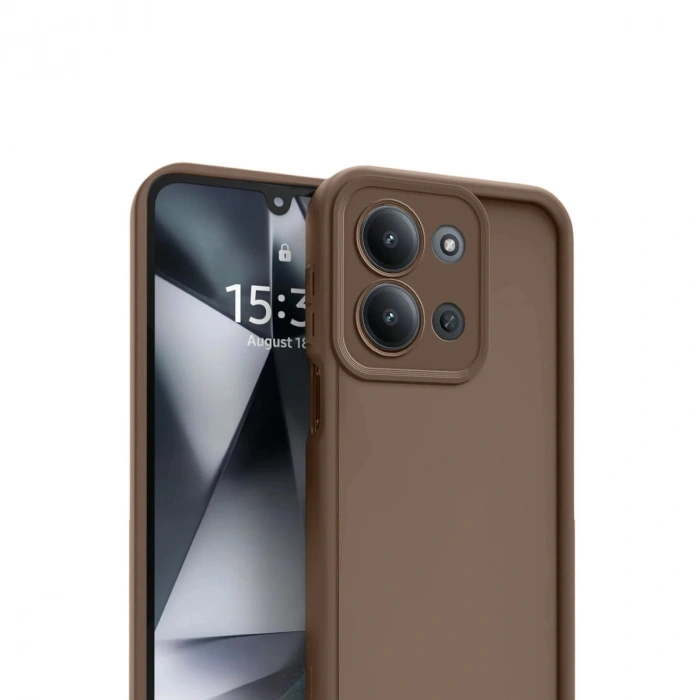 Xiaomi Redmi 15c 4g Viera Silikon - Kahverengi