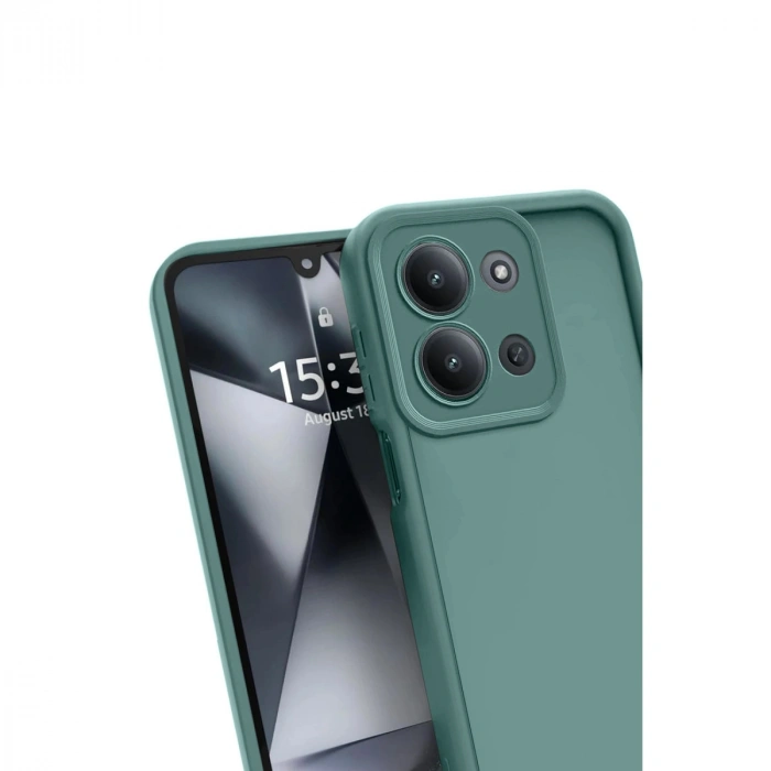Xiaomi Redmi 15c 4g Viera Silikon - Koyu Yeşil