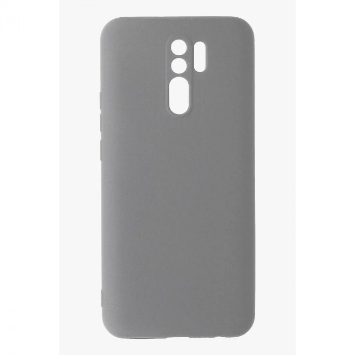 Xiaomi Redmi 9 Kılıf Nano İçi Kadife Silikon - Gri