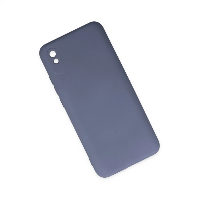 Xiaomi Redmi 9a Kılıf Nano İçi Kadife Silikon - Gri