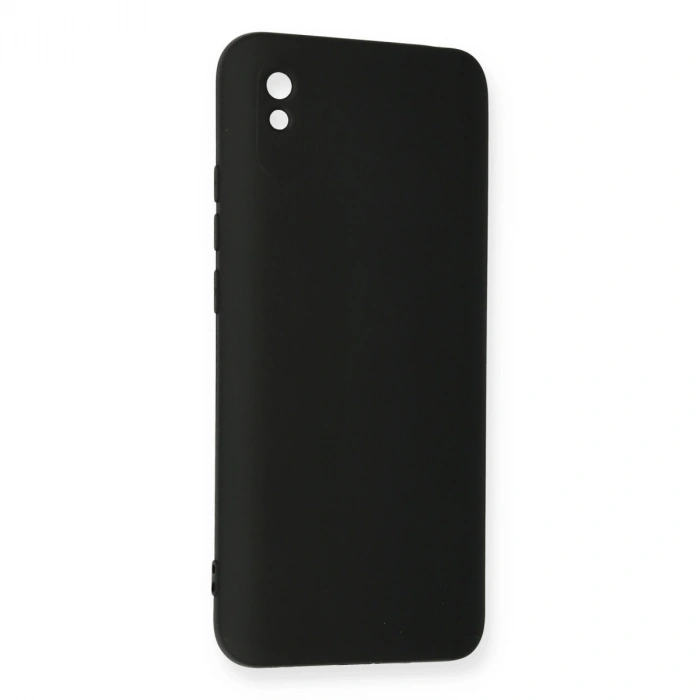 Xiaomi Redmi 9a Kılıf Nano İçi Kadife Silikon - Siyah
