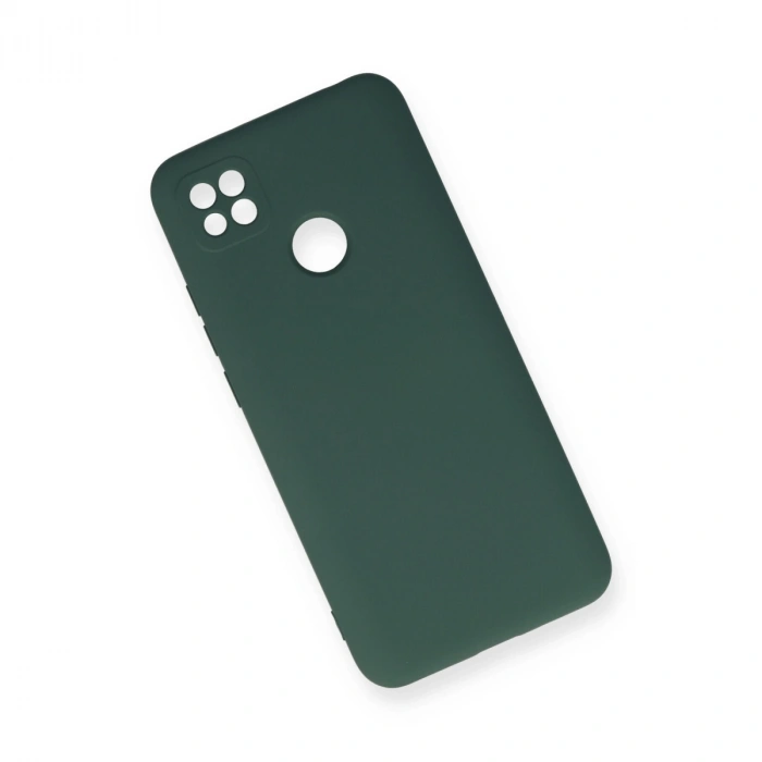 Xiaomi Redmi 9c Kılıf Nano İçi Kadife Silikon - Koyu Yeşil