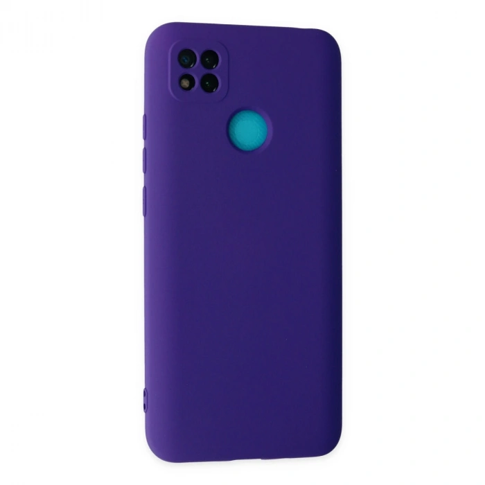 Xiaomi Redmi 9c Kılıf Nano İçi Kadife Silikon - Mor
