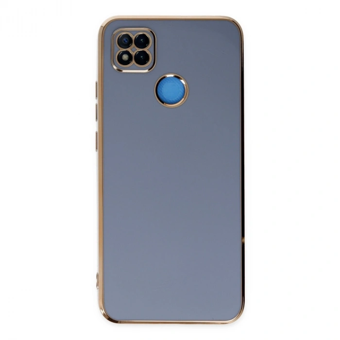 Xiaomi Redmi 9c Kılıf Volet Silikon - Mavi