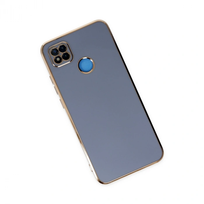 Xiaomi Redmi 9c Kılıf Volet Silikon - Mavi