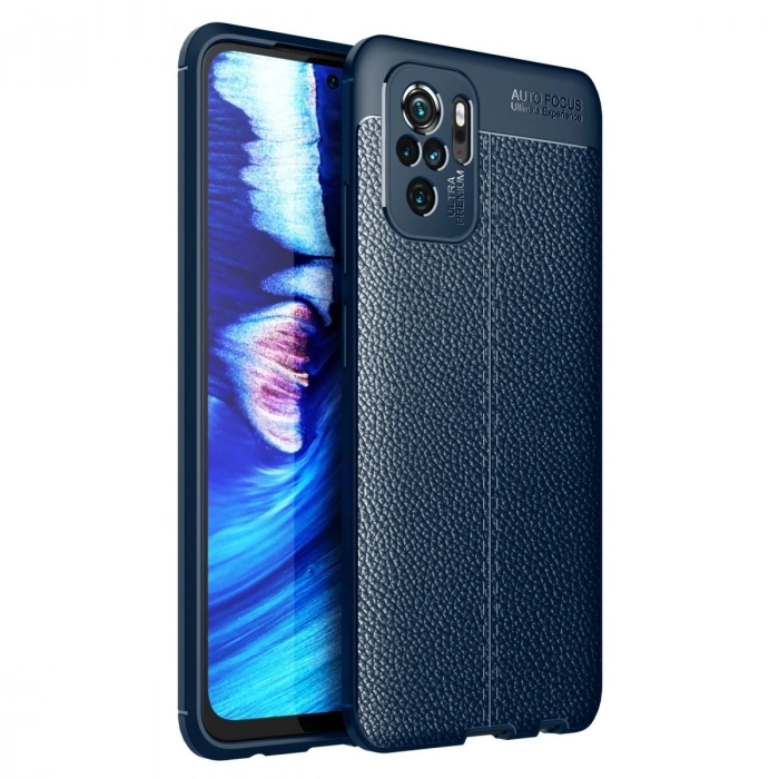 Xiaomi Redmi Note 10 Kılıf Auto Focus Kapak - Lacivert