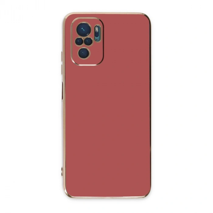 Xiaomi Redmi Note 10 Kılıf Volet Silikon - Kırmızı