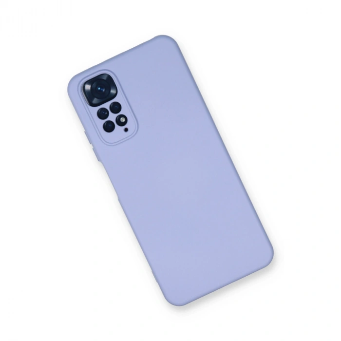 Xiaomi Redmi Note 11 Kılıf Nano İçi Kadife Silikon - Lila