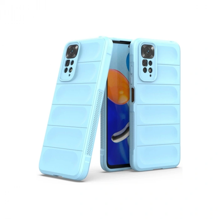 Xiaomi Redmi Note 11 Kılıf Optimum Silikon - Sky Blue