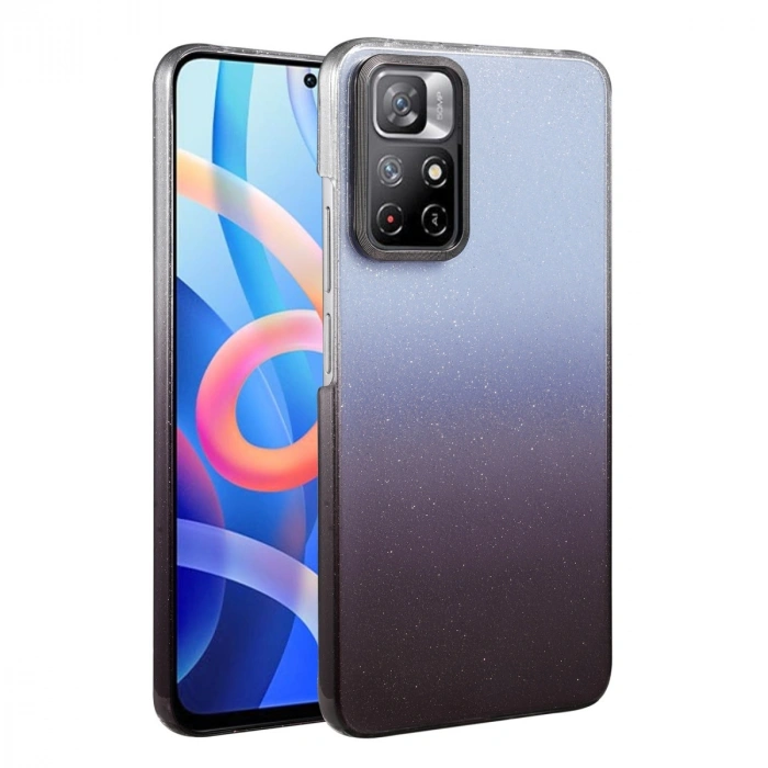 Xiaomi Redmi Note 11 Pro Glossy Kapak - Siyah