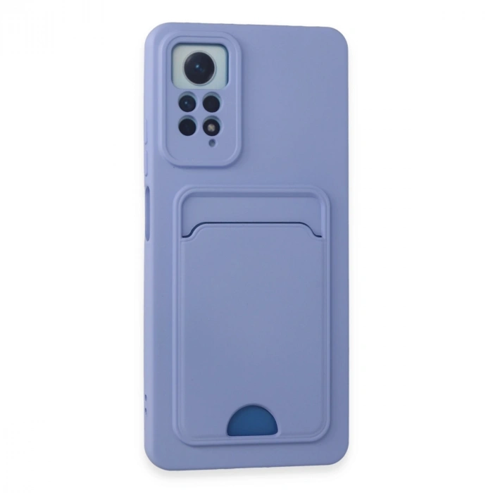 Xiaomi Redmi Note 11 Pro Kılıf Kelvin Kartvizitli Silikon - Lila