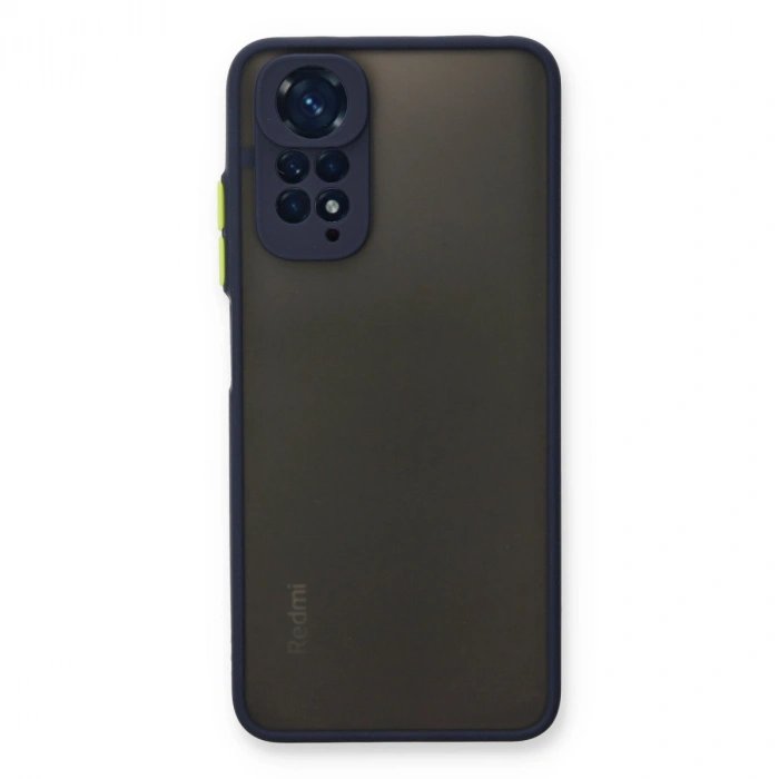 Xiaomi Redmi Note 11 Pro Kılıf Montreal Silikon Kapak - Lacivert