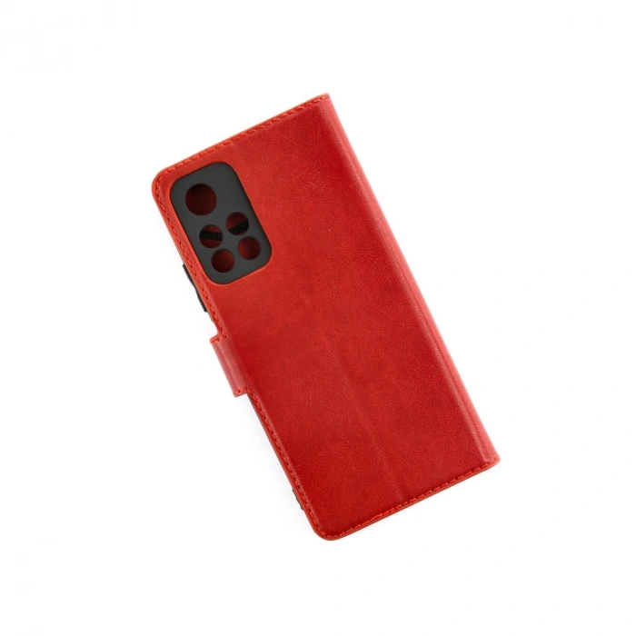 Xiaomi Redmi Note 11t Kılıf Trend S Plus Kapaklı Kılıf - Kırmızı