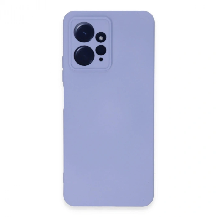 Xiaomi Redmi Note 12 4g Kılıf Nano İçi Kadife Silikon - Lila