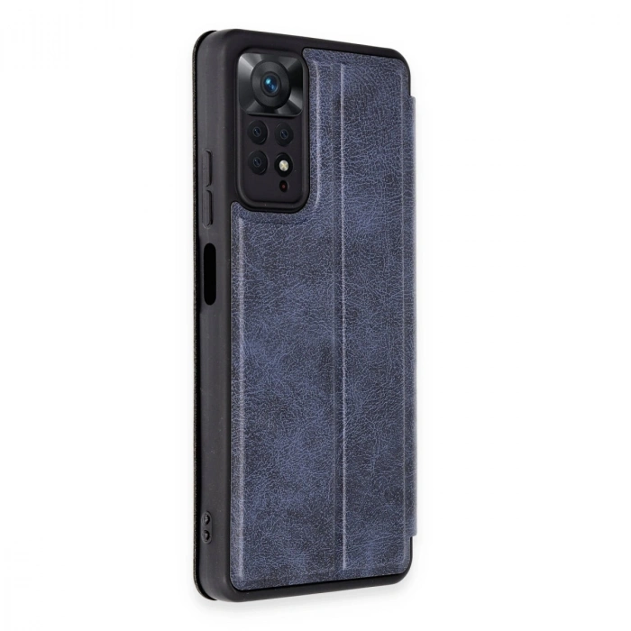 Xiaomi Redmi Note 12 Pro 4g Kılıf Flip Cover - Lacivert