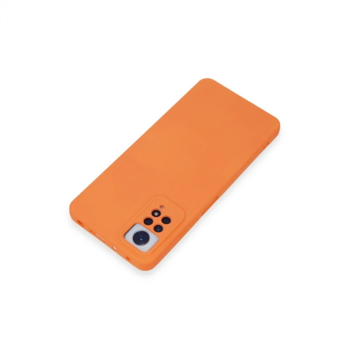 Xiaomi Redmi Note 12 Pro 4g Kılıf Nano İçi Kadife Silikon - Turuncu