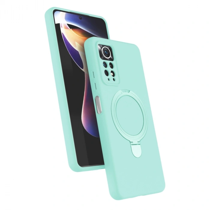 Xiaomi Redmi Note 12 Pro 4g Regal Magsafe Standlı Kapak - Su Yeşili