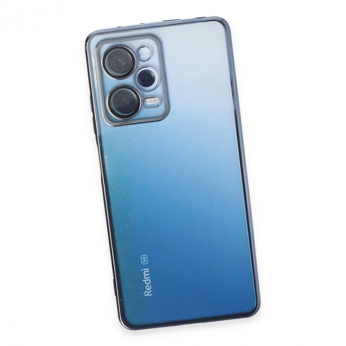Xiaomi Redmi Note 12 Pro 5g Kılıf Razer Lensli Silikon - Açık Mavi