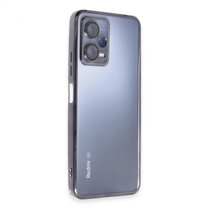Xiaomi Redmi Note 12 Pro 5g Kılıf Razer Lensli Silikon - Siyah