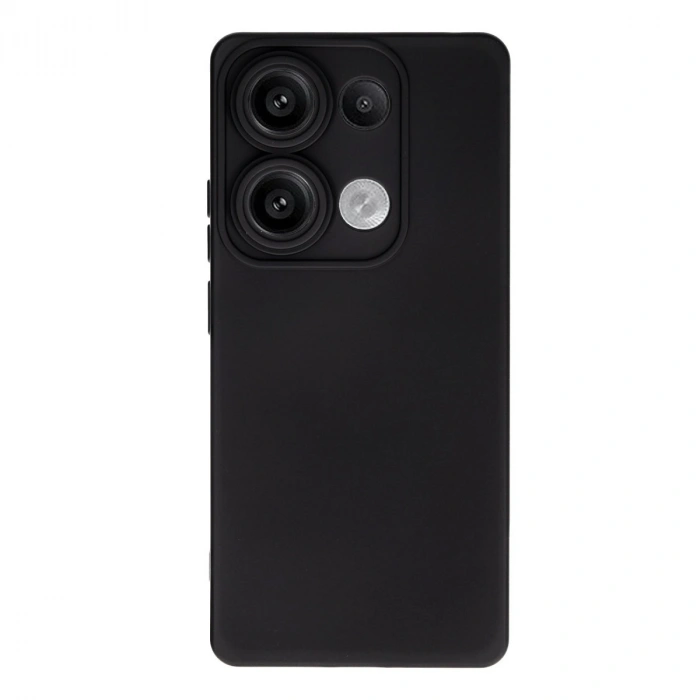 Xiaomi Redmi Note 13 4g Kılıf Nano İçi Kadife Silikon - Siyah