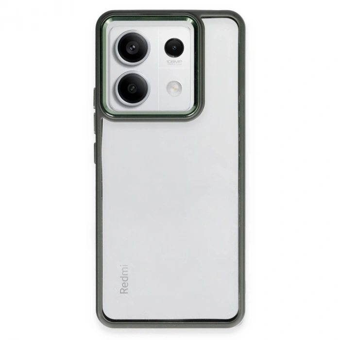 Xiaomi Redmi Note 13 4g Kılıf Power Silikon - Koyu Yeşil