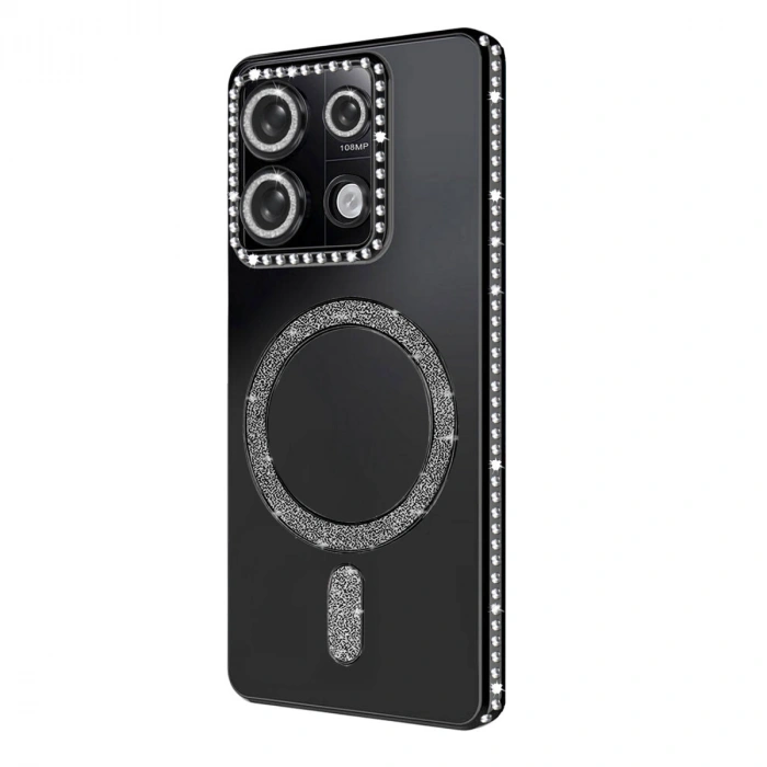 Xiaomi Redmi Note 13 Pro 4g Joke Simli Magneticsafe Kılıf - Siyah