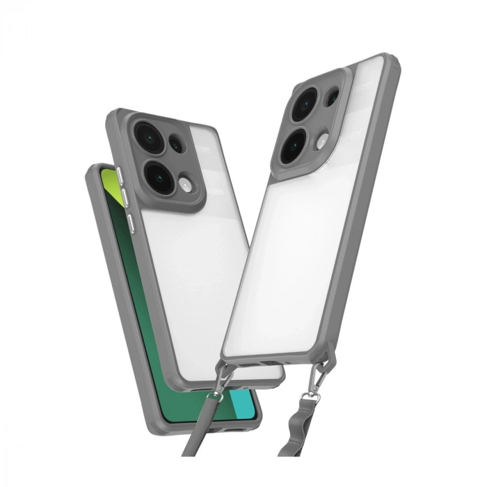 Xiaomi Redmi Note 13 Pro 4g Kılıf Penta Silikon Kılıf - Titan Gri