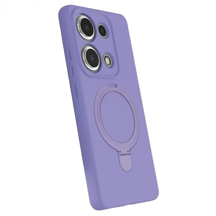 Xiaomi Redmi Note 13 Pro 4g Regal Magsafe Standlı Kapak - Lila