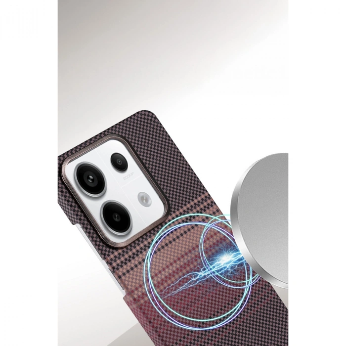 Xiaomi Redmi Note 13 Pro 4g Vega Magsafe Kapak - Çöl Titanyum