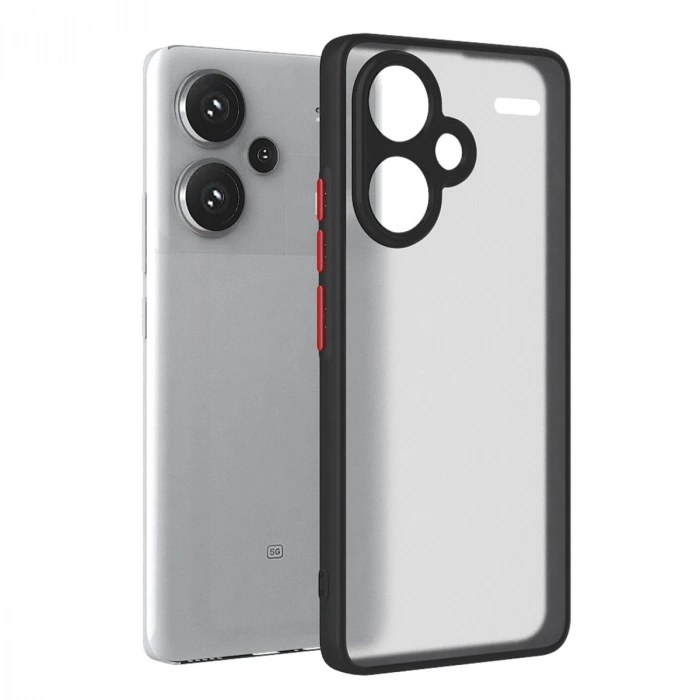 Xiaomi Redmi Note 13 Pro Plus Kılıf Montreal Silikon Kapak - Siyah