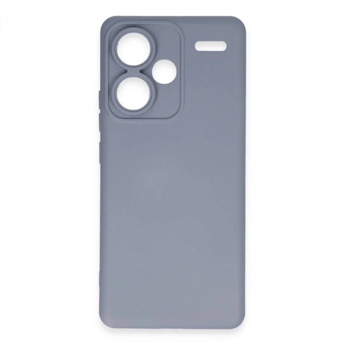 Xiaomi Redmi Note 13 Pro Plus Kılıf Nano İçi Kadife Silikon - Gri